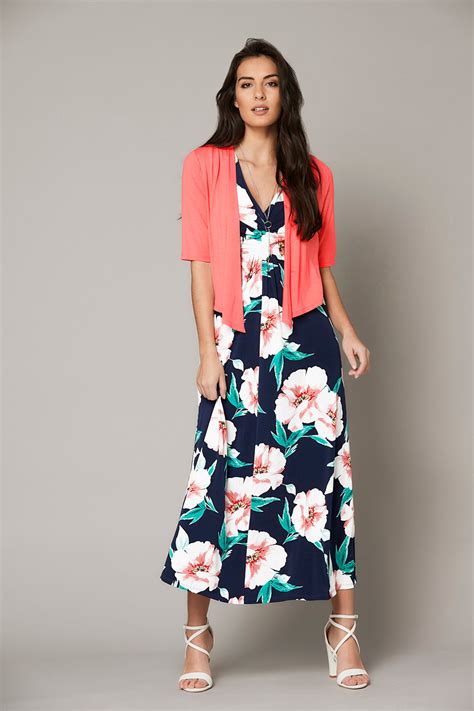 maxi dress pics|maxi dress with shrug style.